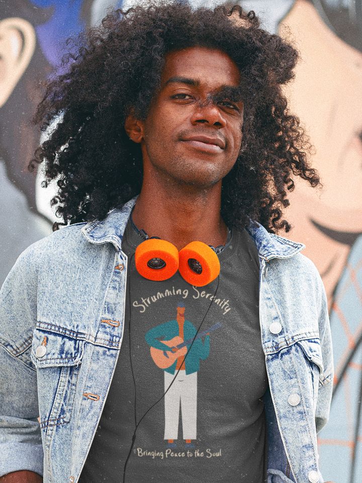 Strumming Serenity Graphic Tee product image (1)
