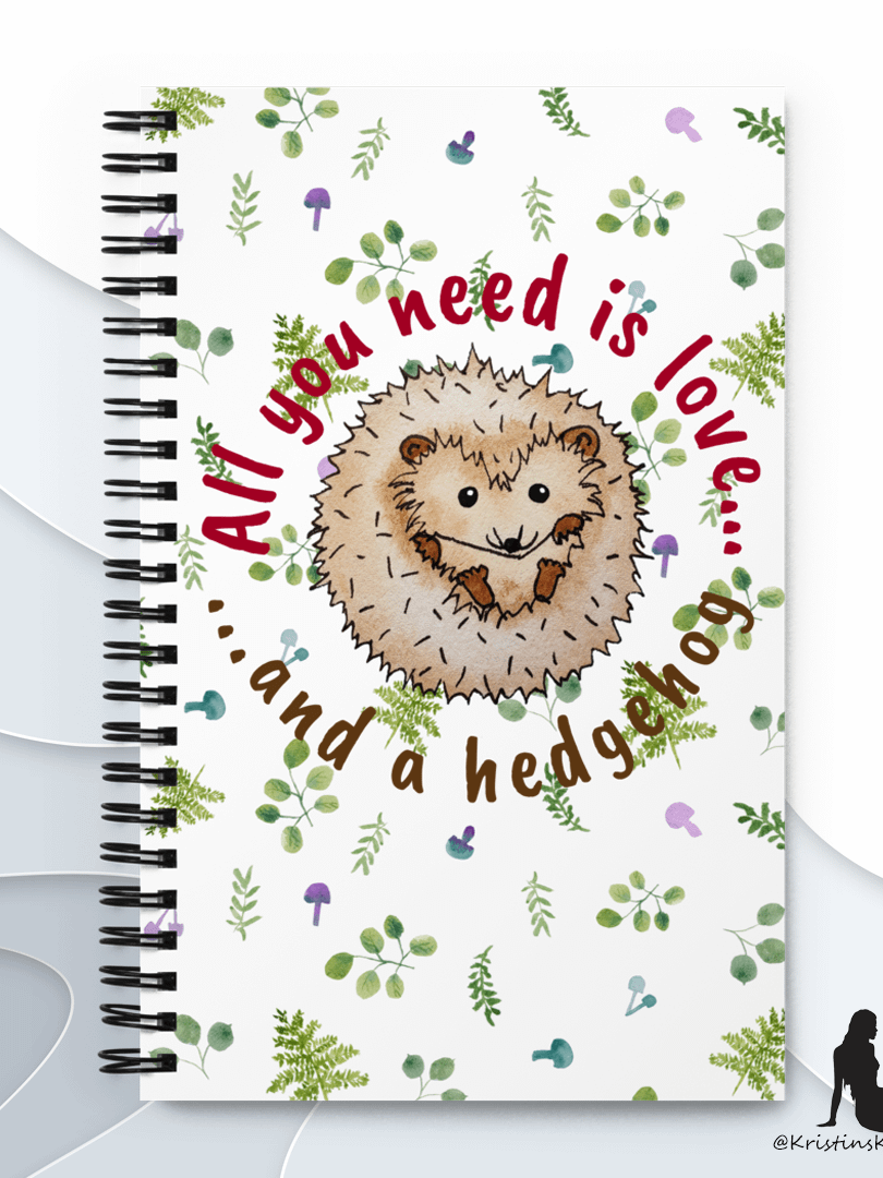 All You Need is Love And a Hedgehog Original Notebook product image (8)