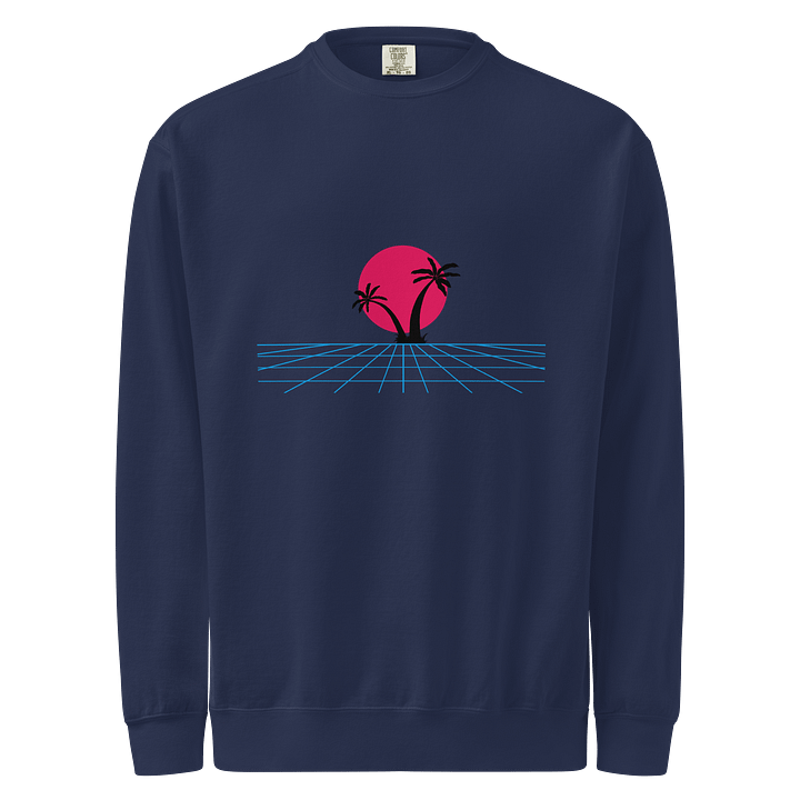 Retro Sunset Palm Trees Sweatshirt product image (1)