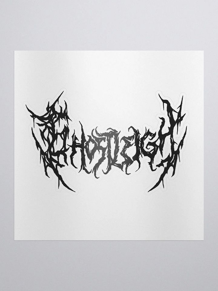 Gh0stleigh Metal Sticker product image (1)