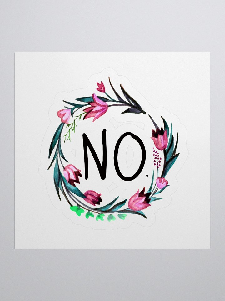 No Kiss Cut Sticker product image (3)