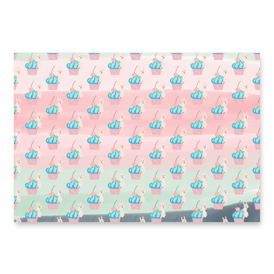 Whimsical Llama Fantasy Wrapping Paper Set product image (2)