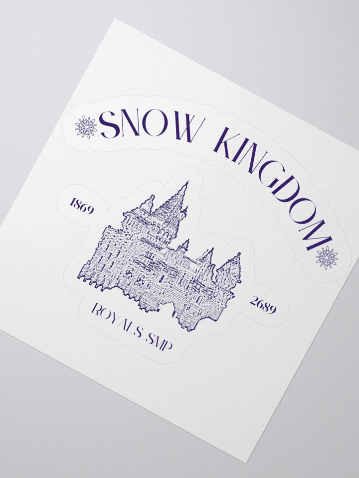 Royals SMP Snow Kingdom Sticker product image (2)