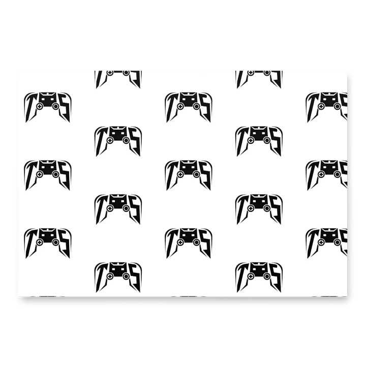 "Gamer's Paradise" Logo Wrapping Paper Set (Panda) product image (1)