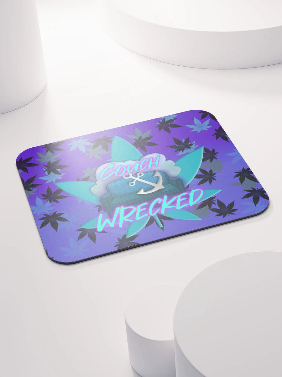 Mouse Pad Dark Purple W/ Leaf product image (4)