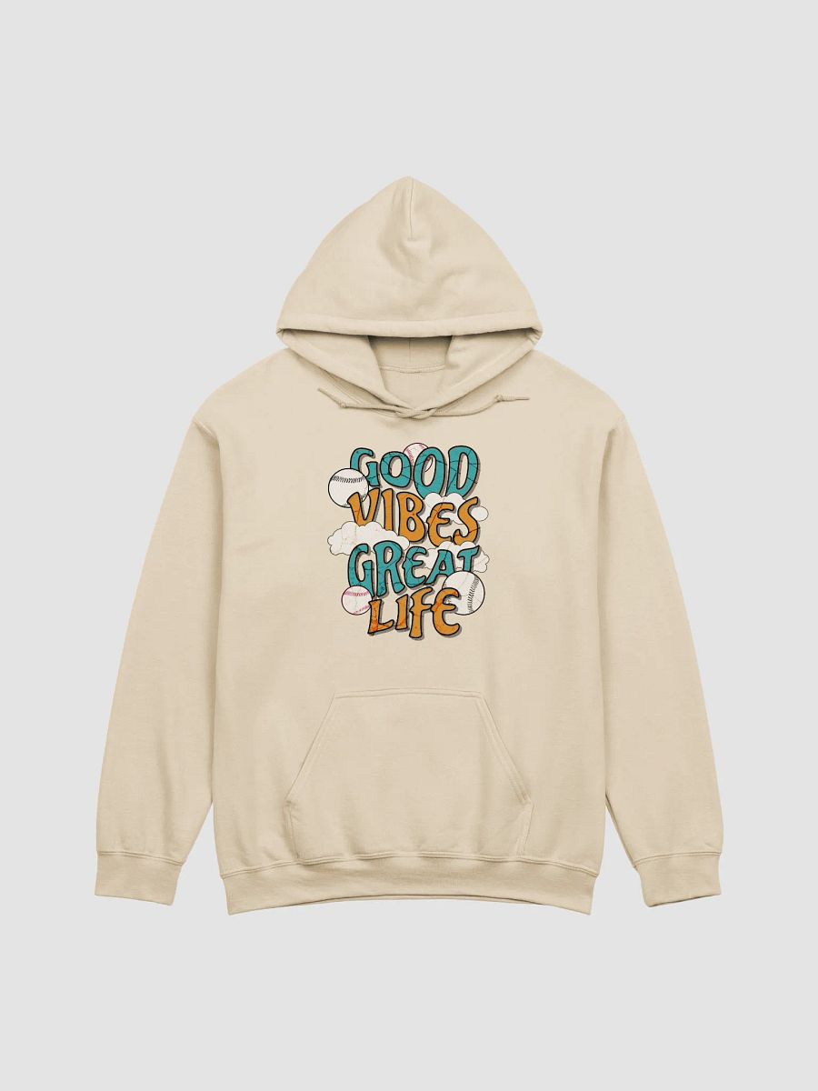 Good Vibes Great Life Baseball Hoodie product image (19)