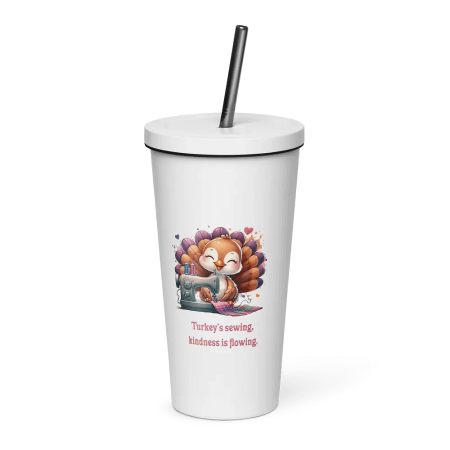Turkey's sewing, Kindness is Flowing Tumbler product image (3)