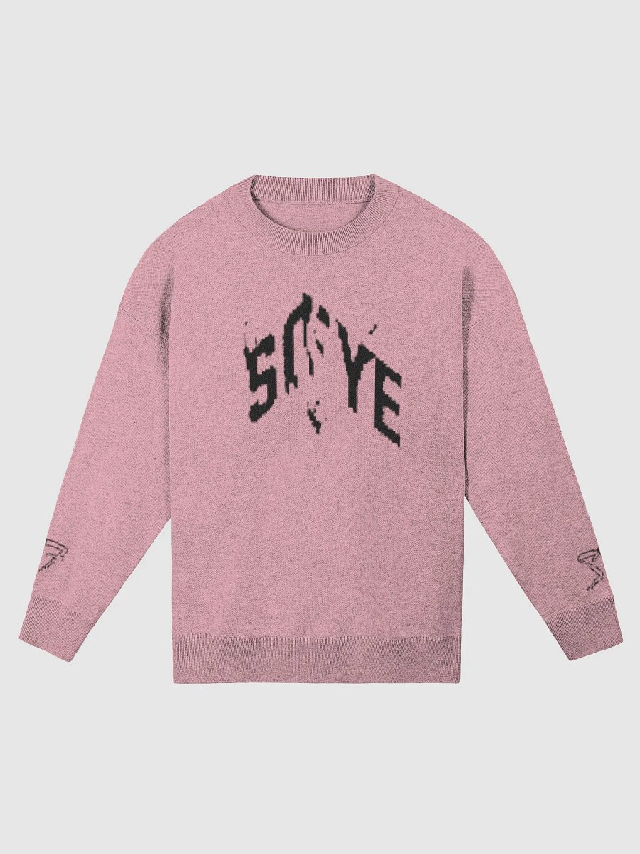 SCYF Jacquard Heart Crewneck Sweater 