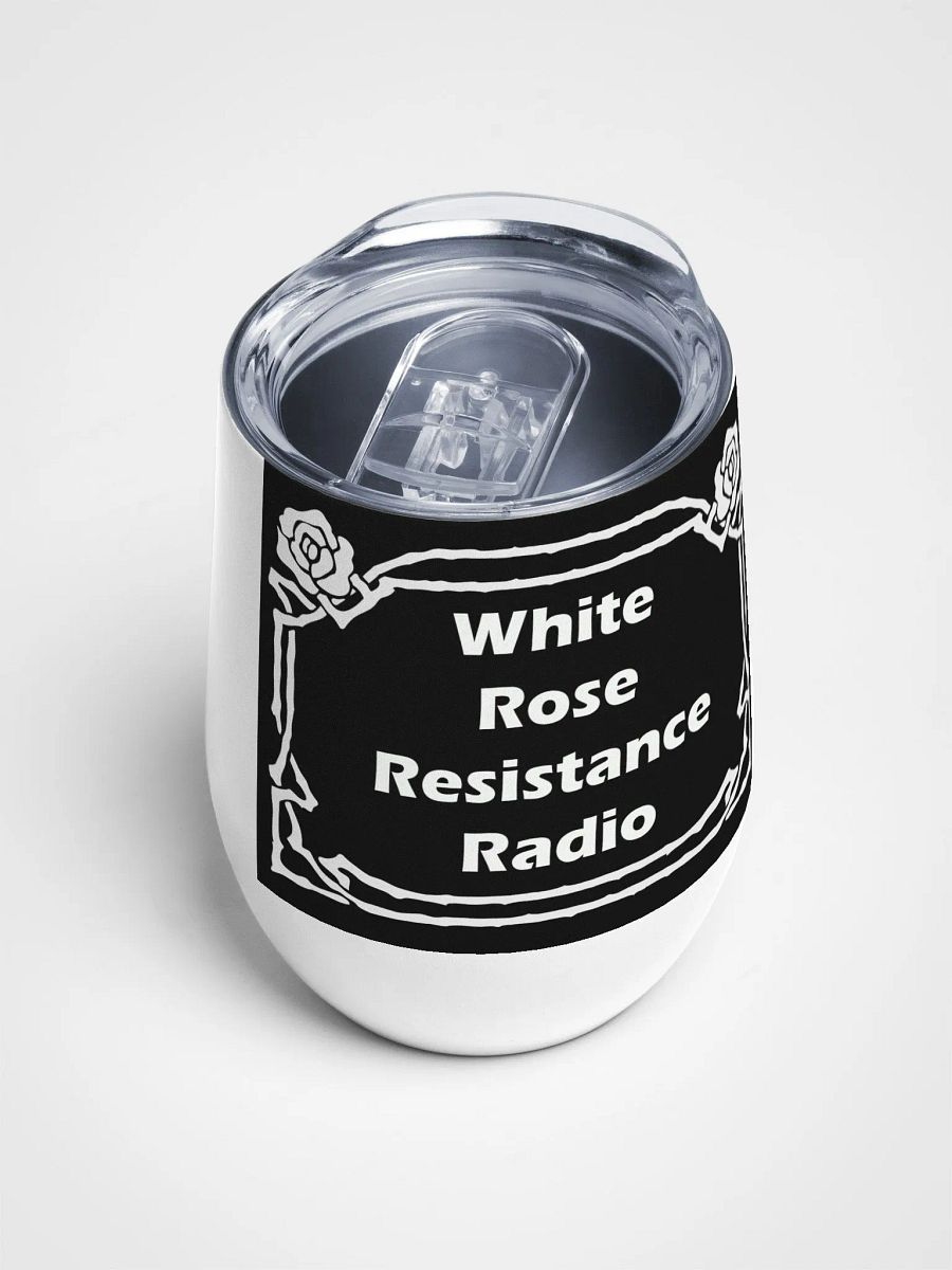 White Rose Resistance Radio Logo v2 tumbler product image (4)