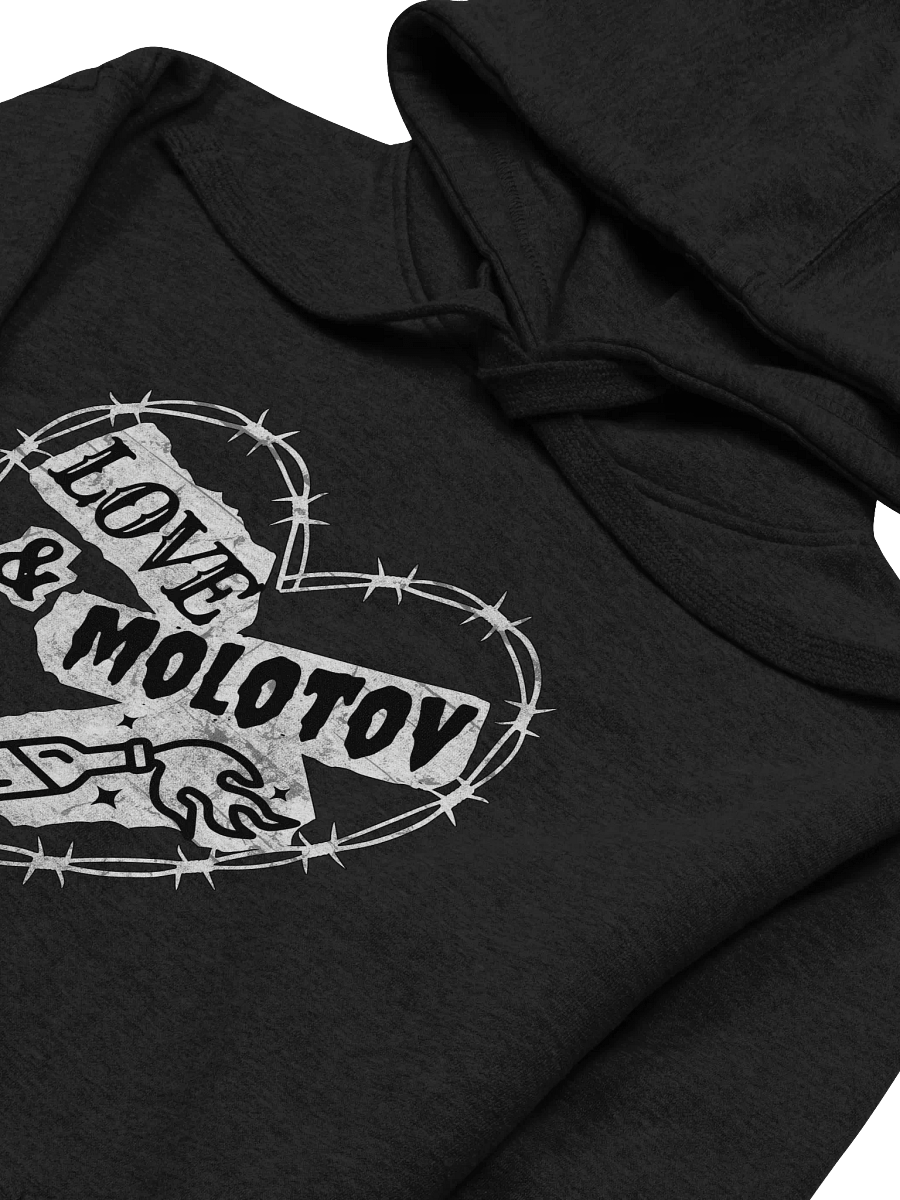 Love & Molotov Rebellion Signature Design Punk Hoodie product image (2)