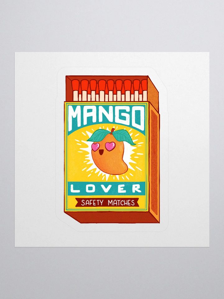 Mango Lover Kiss Cut Stickers product image (1)