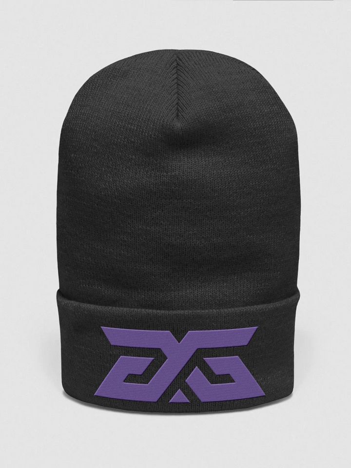 BLACK BEANIE PURPLE GRAPHIC product image (1)