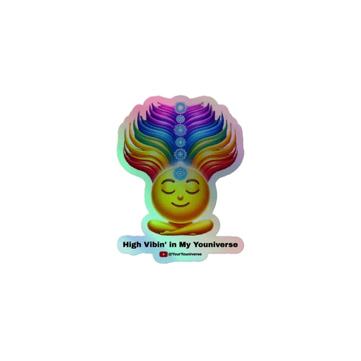 High Vibin' in My Youniverse Holographic Sticker Sheet product image (1)
