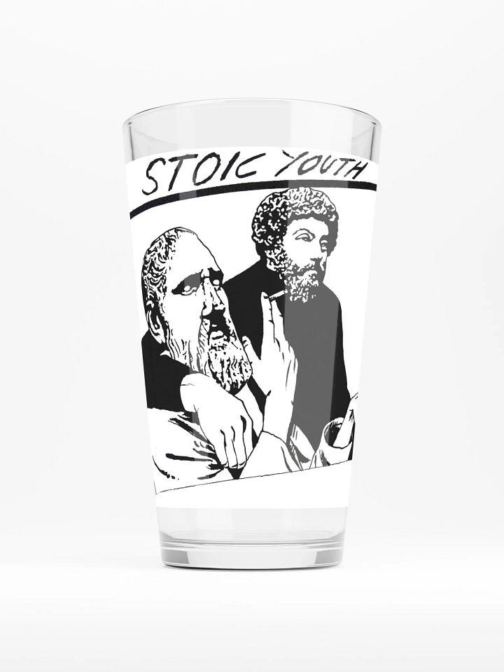 Stoic Youth Shaker Pint Glass product image (1)