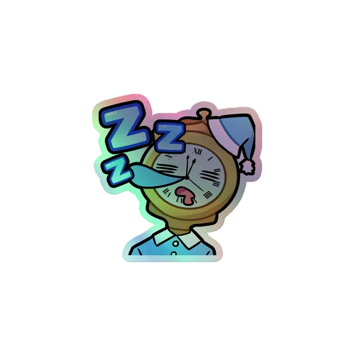 TimeNapNap Holo Sticker product image (1)