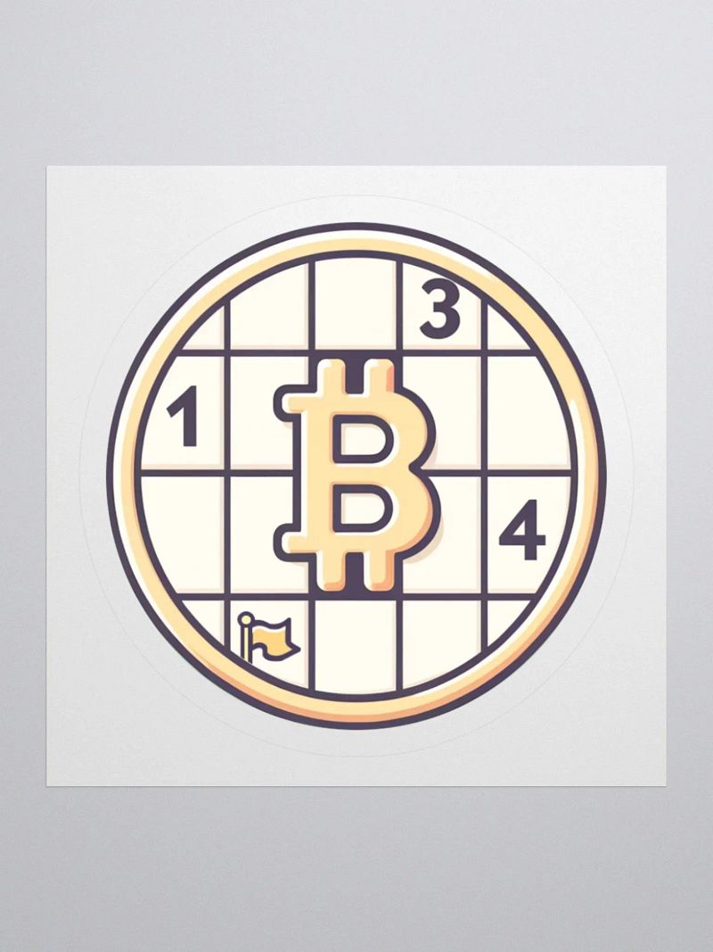 Bitcoin Deminer Sticker