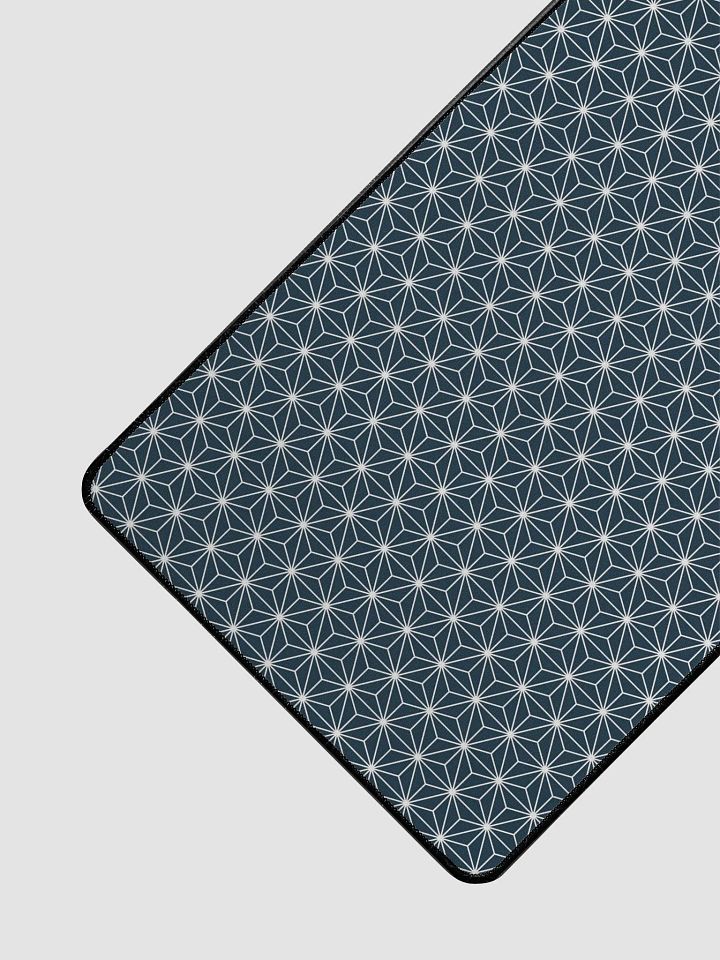 Desk Mat - Japanese Dark Blue Asanoha Pattern product image (2)