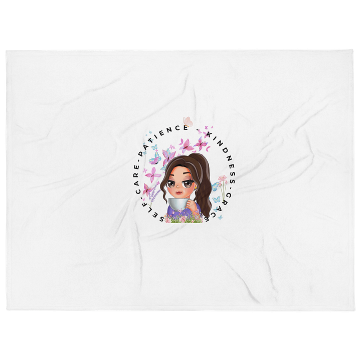 Self-Care Throw Blanket product image (1)