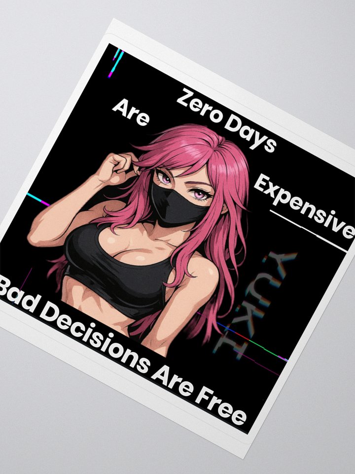 Yuki - Bad Decisions - Sticker product image (2)