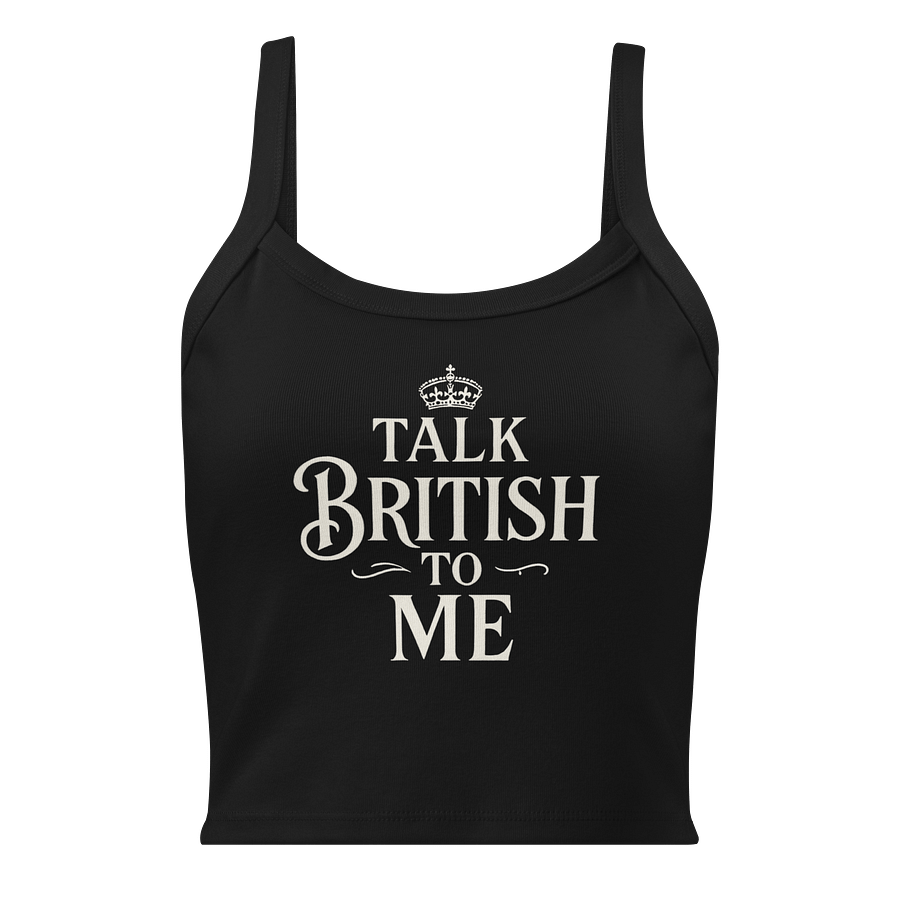 Royal Vibes Micro-Rib Tank Top product image (1)