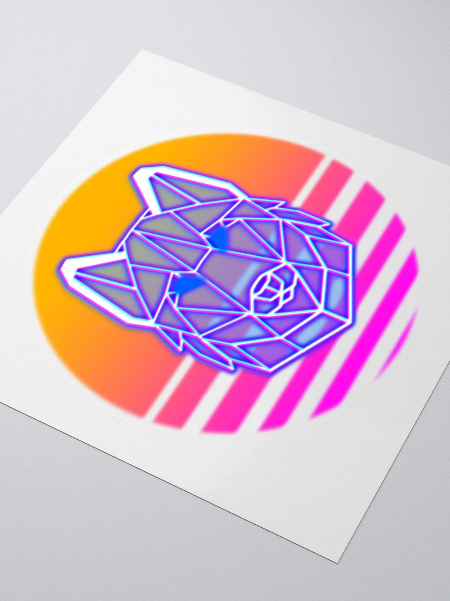 Husky Sunrise Sticker product image (3)