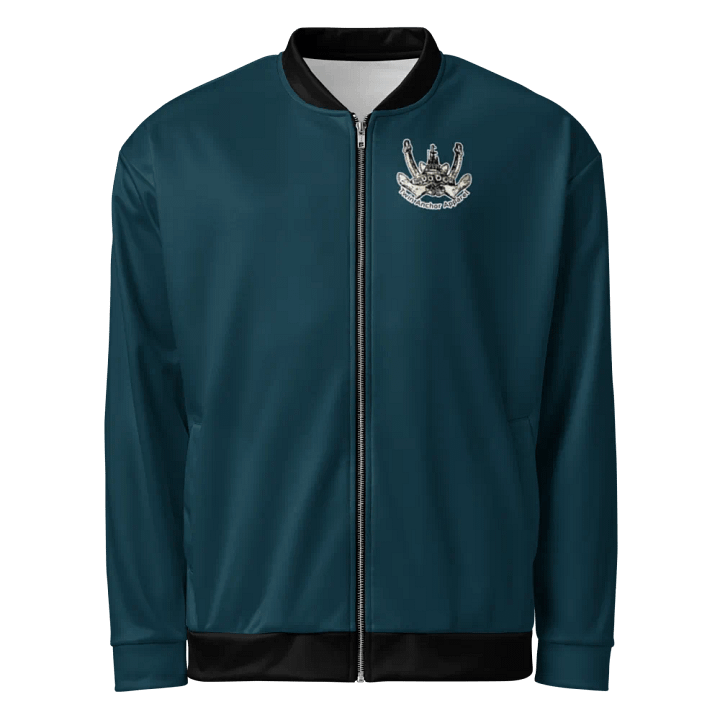 Tug Response Triangle-Mt Raine- PNW blue Bomber Jacket product image (2)
