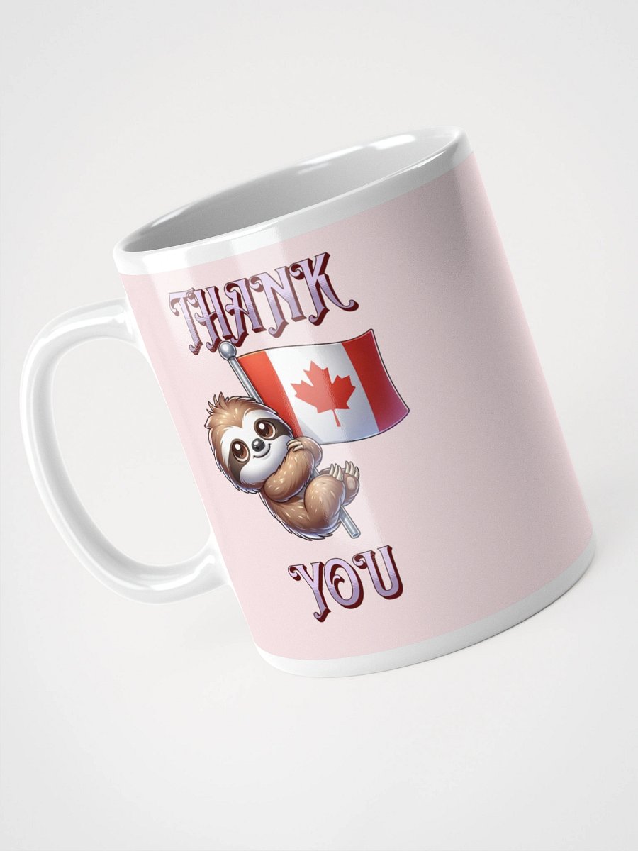 THANK YOU SLOTH CANADA FLAG product image (3)