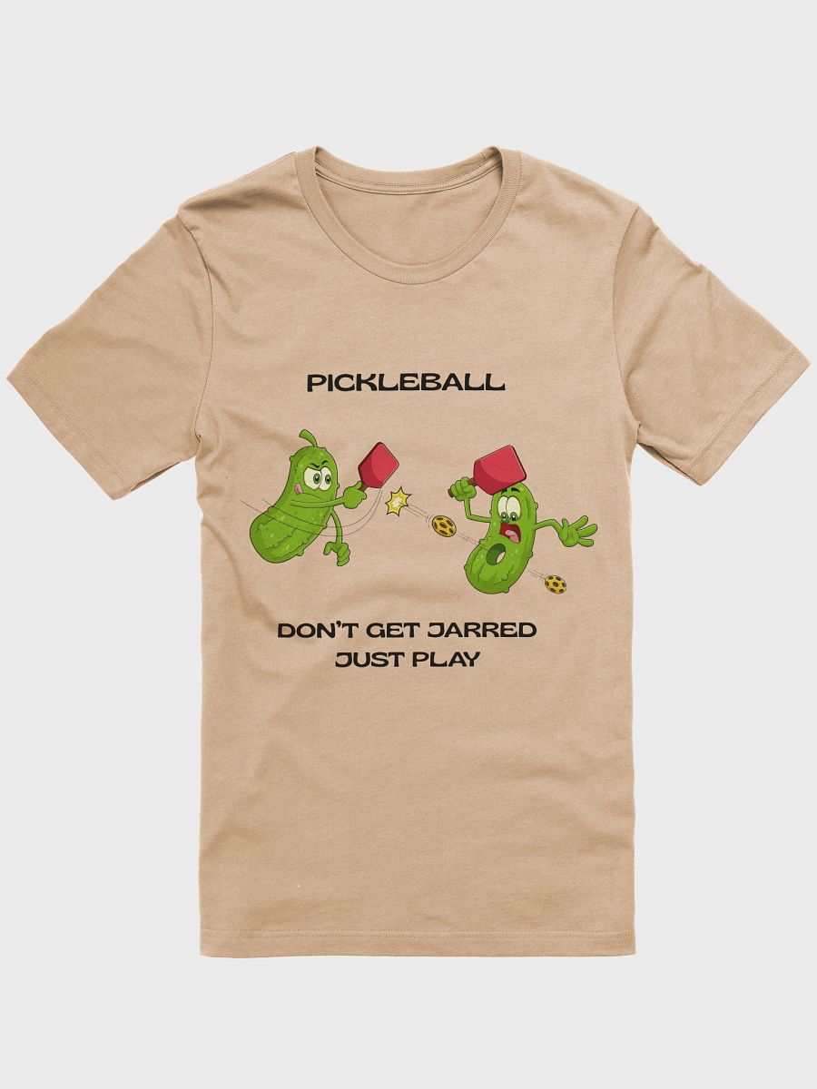 Pickleball Don't Get Jarred Just Play Supersoft T-Shirt product image (4)