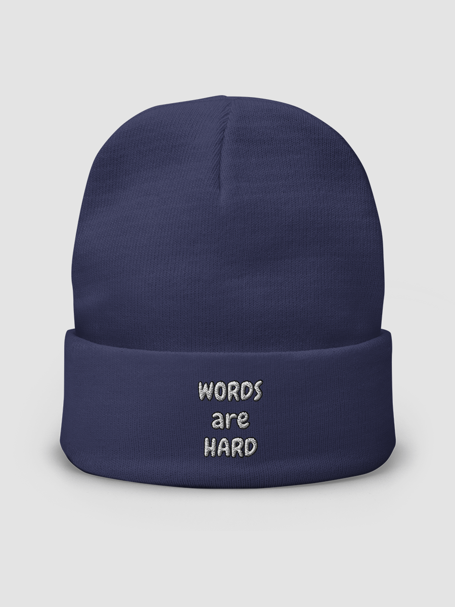 Words are Hard Beanie product image (2)