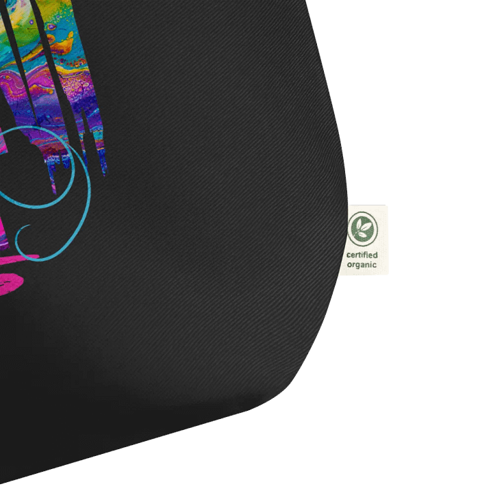 Colorful Art Lover's Organic Tote FOR ARTISTS MOMS FRIENDS LADIES product image (2)