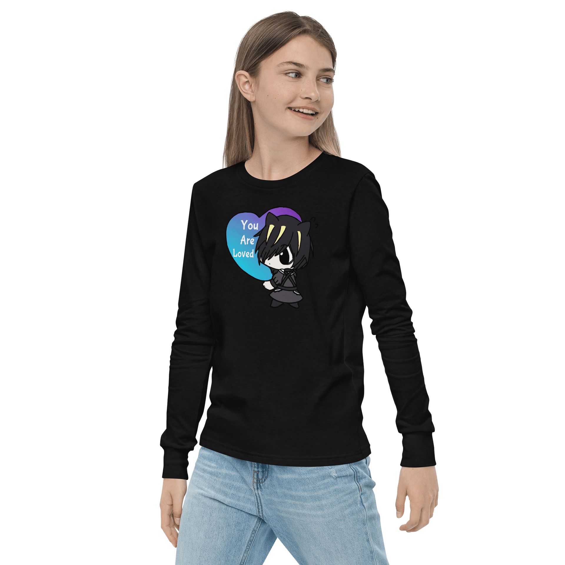 You Are Loved Youth Long Sleeve Shirt product image (4)