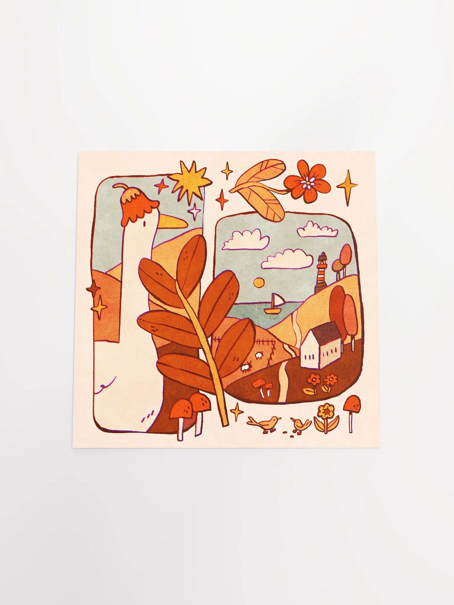 Goose & Landscape Print product image (5)