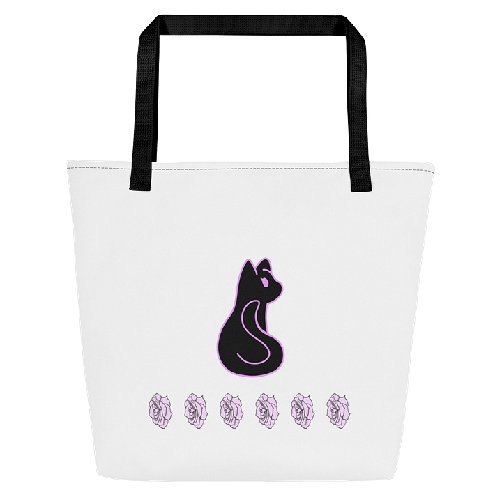 Kitten Frame Roses Tote product image (2)