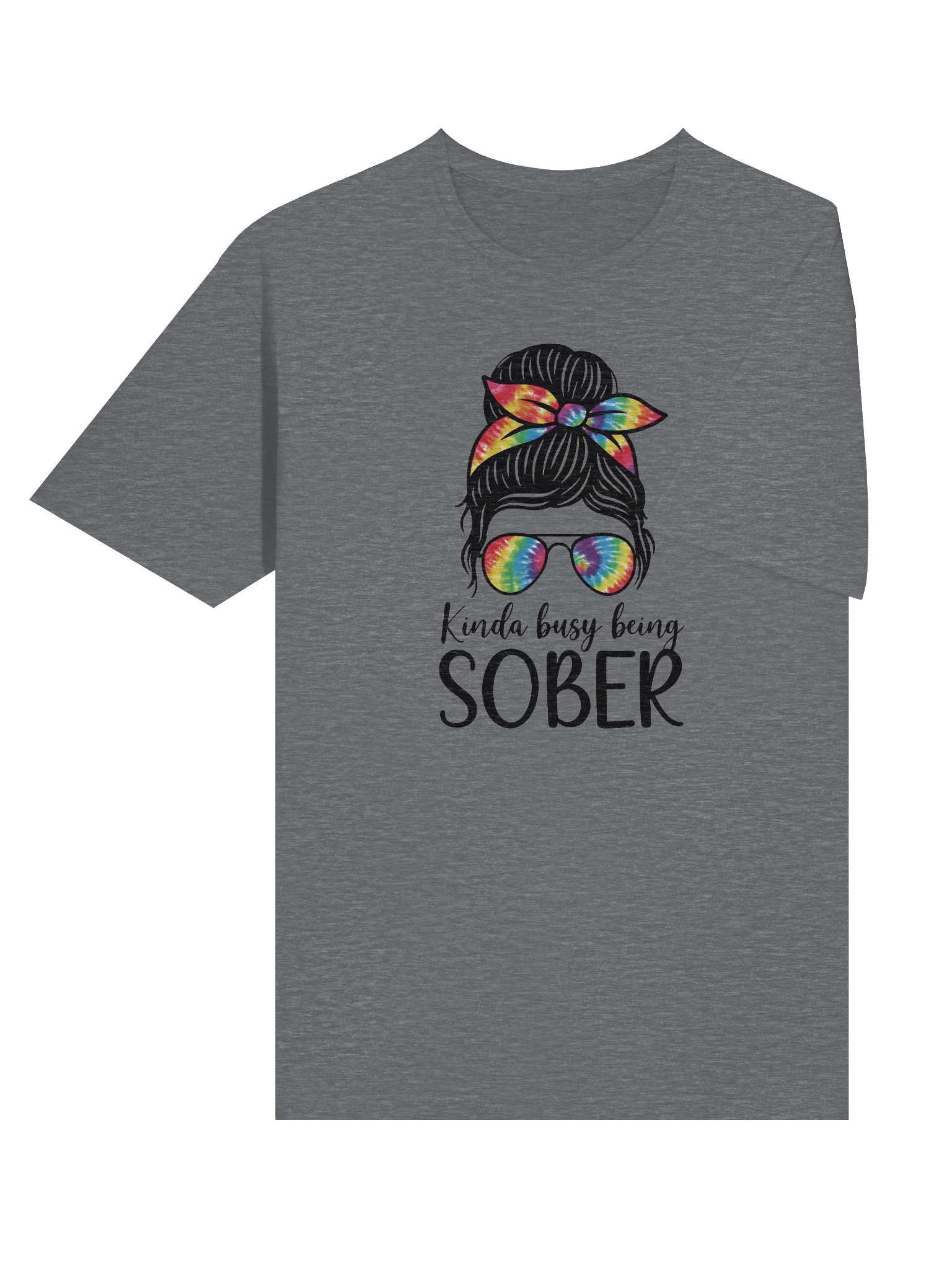 Rainbow Sober Vibes T-Shirt product image (76)