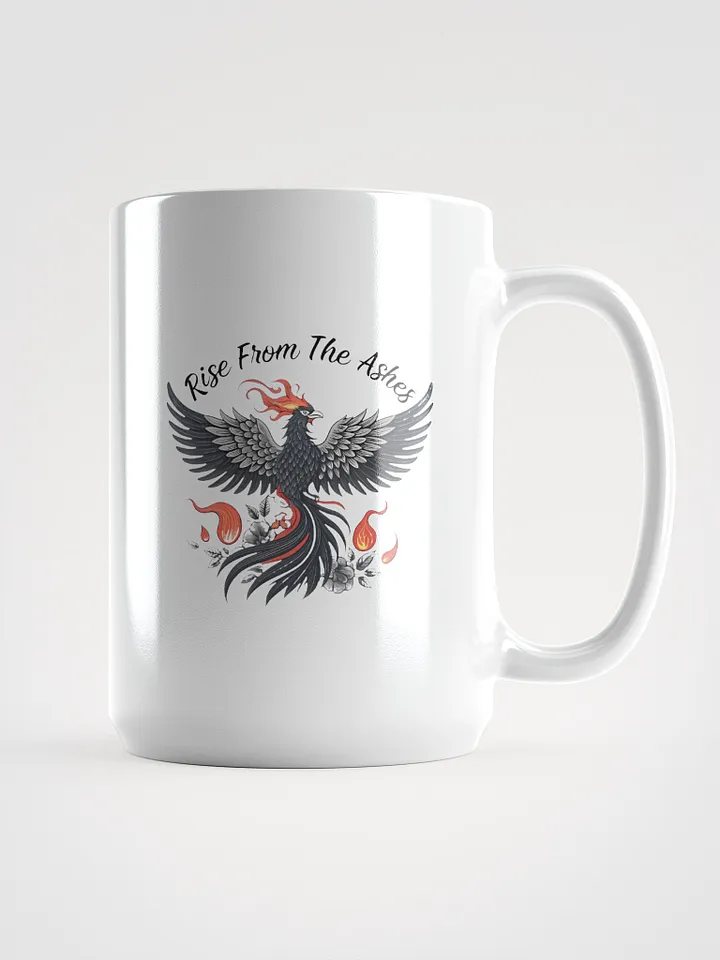 Phoenix Fire Rise White Glossy Mug product image (1)