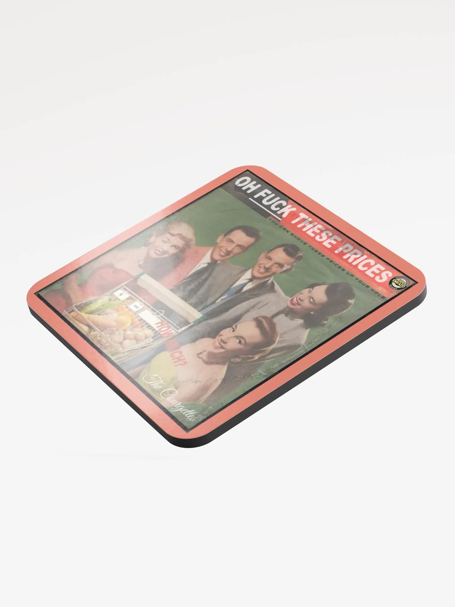 The Courgettes - Oh Fuck These Prices (Coaster) product image (3)