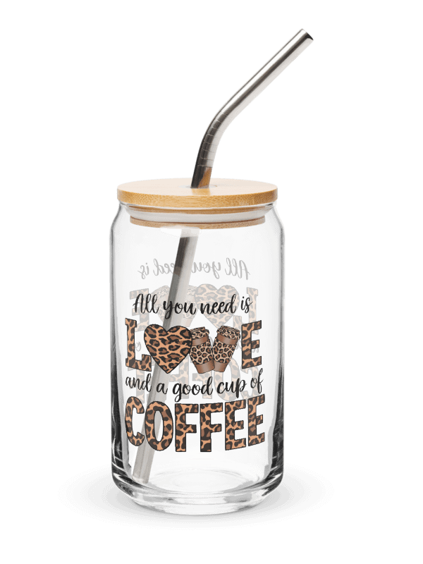 Leopard Love Coffee Can Glass product image (2)