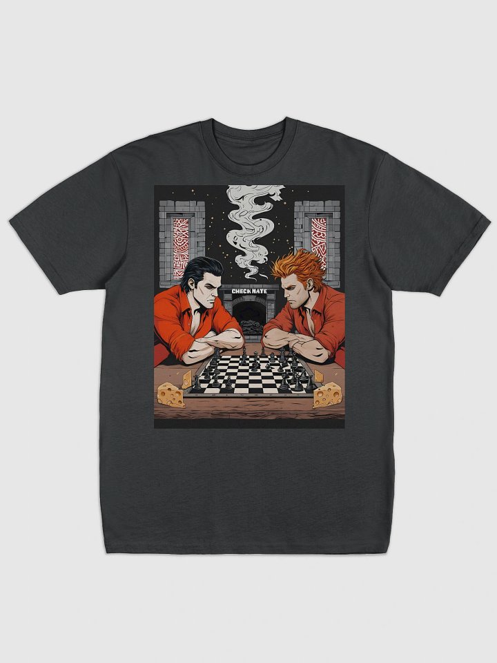 Fierce Chess Duel Desing | Checkmate Premium Heavyweight Tee product image (4)
