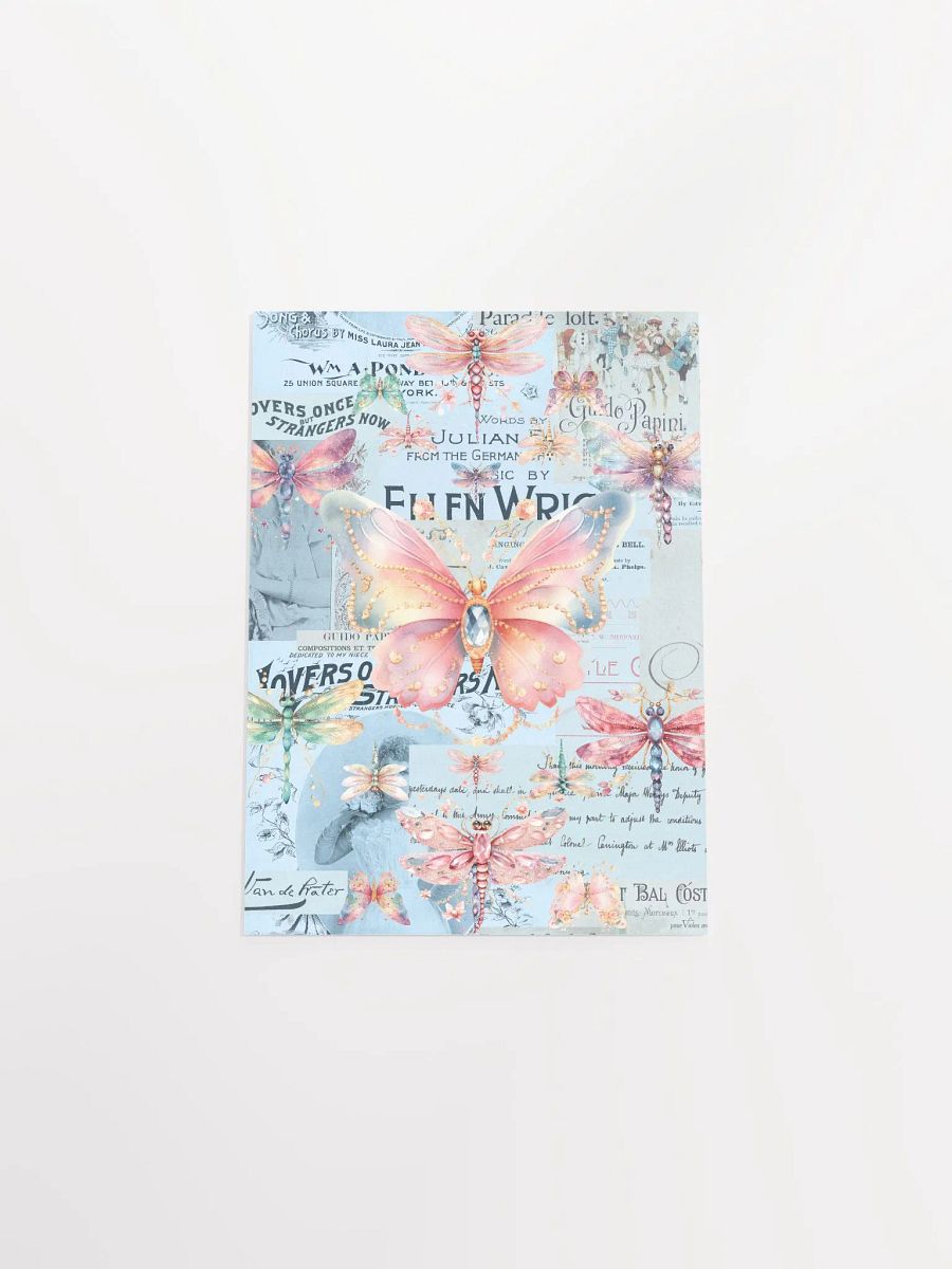 Blue Butterflies & Dragonflies Ephemera product image (29)
