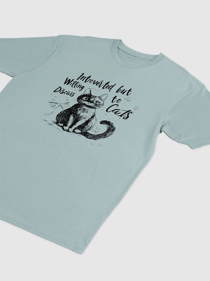 Introverted but Willing to Discuss Cats | Cotton Heritage T-Shirt product image (8)