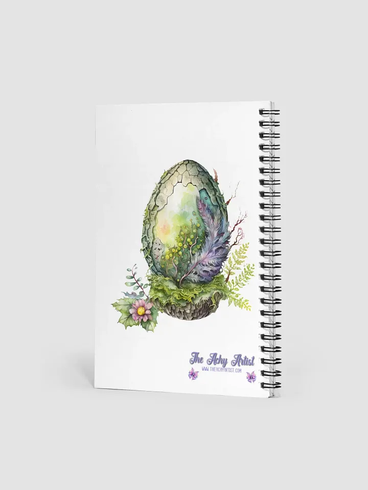 Mystical Lion and Whimsical Egg Spiral Notebook product image (2)