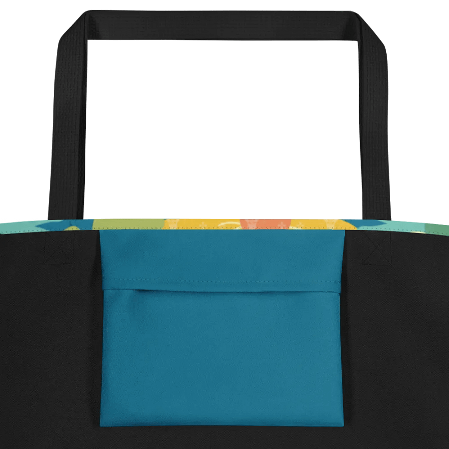 Blossom Vibrant Daisy Floral Tote Bag product image (2)