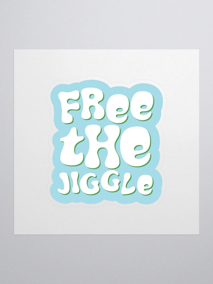 Free the Jiggle Sticker product image (1)