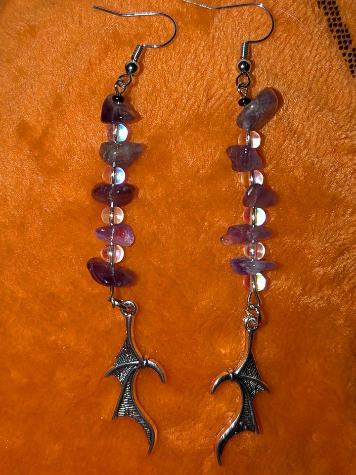Amethyst Bat Wings! product image (1)
