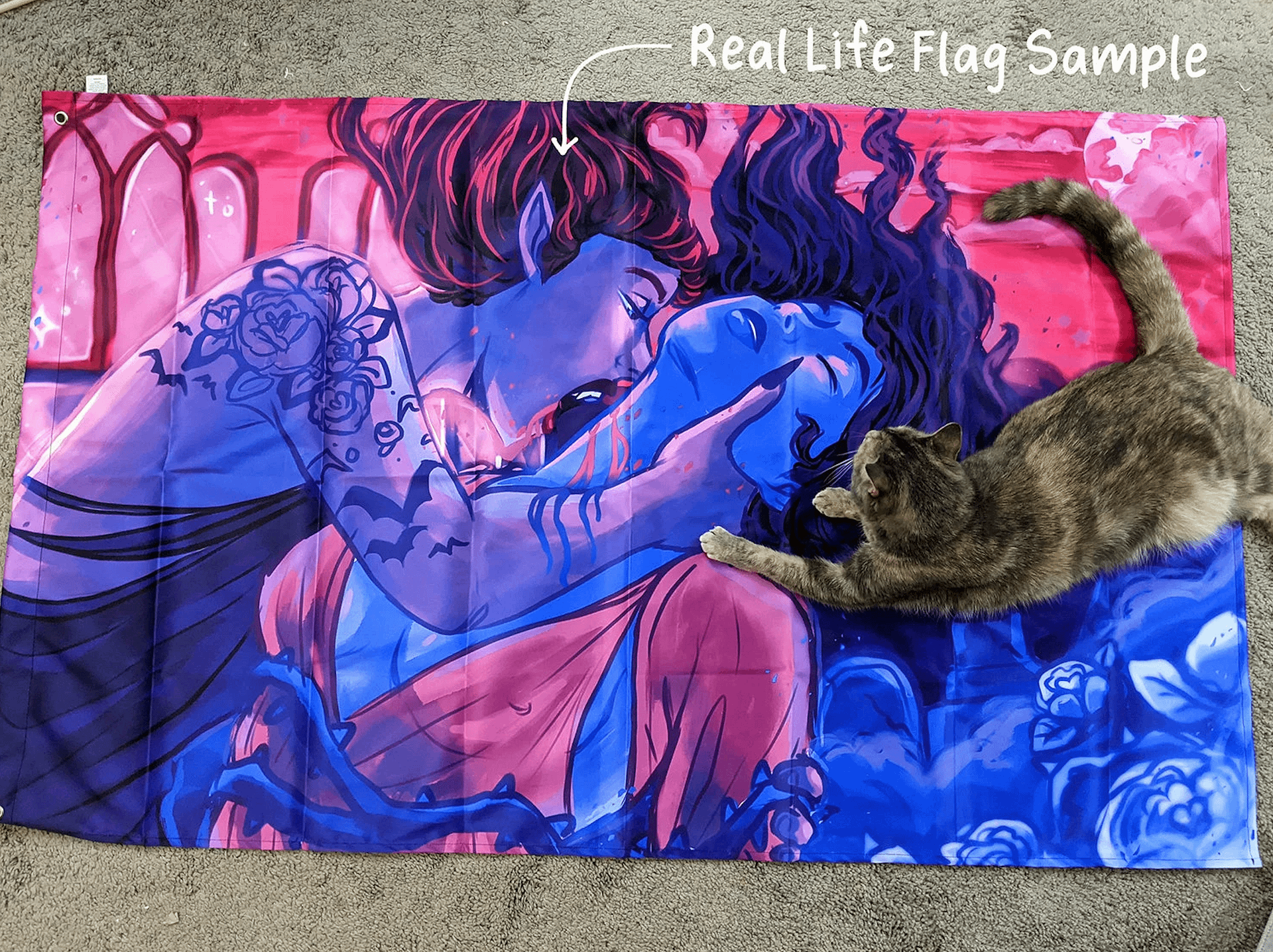 Fantasy Angel Lesbian Pride Flag product image (6)