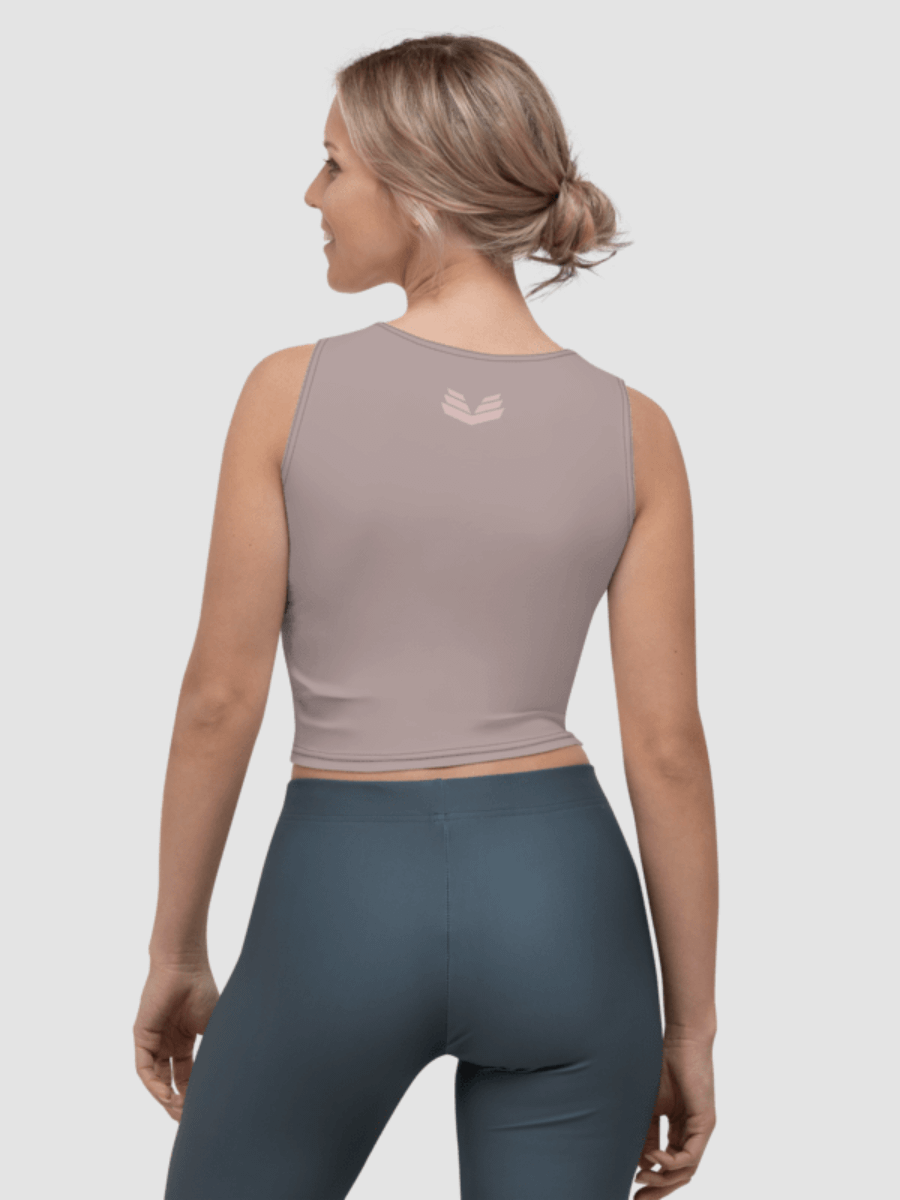 Signature Crop Top Tee - Dusty Mauve product image (4)