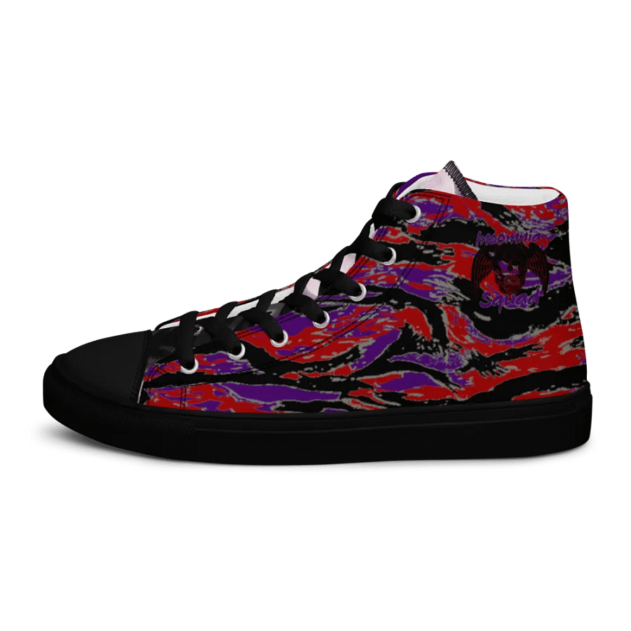 Women's Tiger Stripe Insomnia Squad Canvas Hi-Tops product image (9)