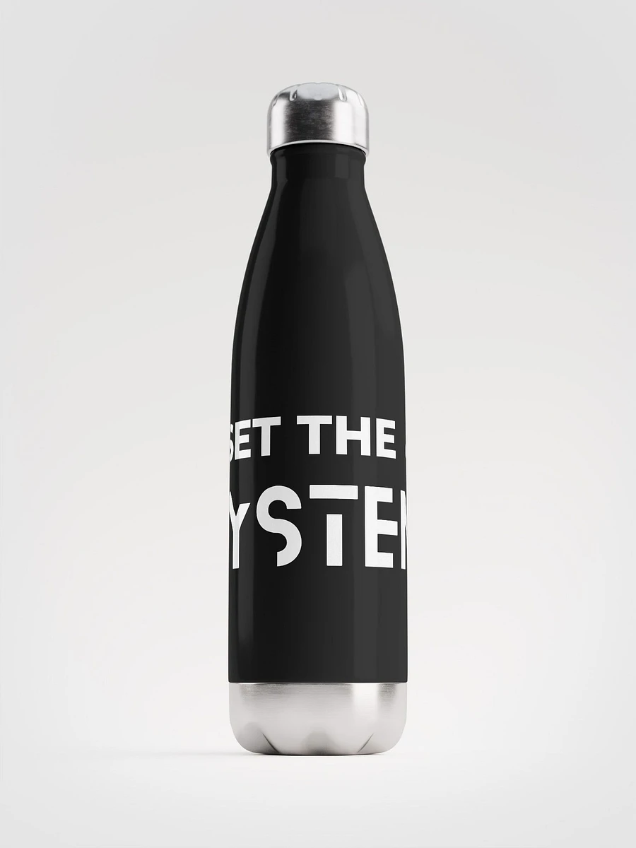 Black water bottle reset the system product image (1)