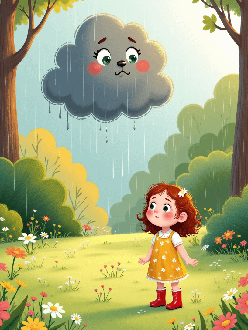Talia and the Cloud That Cried | Kids Storybook PDF | 25-Page Illustrated eBook | Instant Digital Download product image (2)