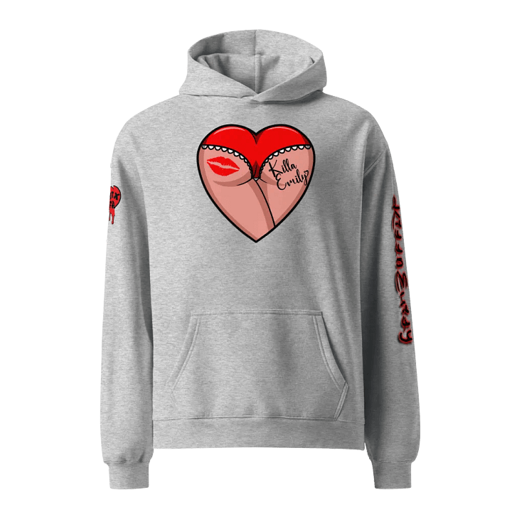UNISEX HOT BOX FAM KILLA_EMILY RED HEART BUTT LOGO product image (4)